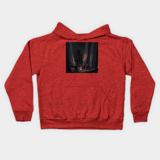 Ellie Joel The Last of Us Kids Hoodie by Bob Charl